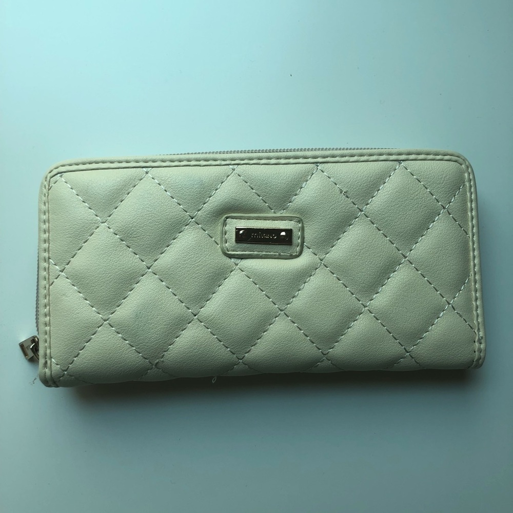 Milano White Pleather Wallet | cheetah